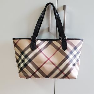 Burberry Supernova Small Tote Shoulder Bag Auth